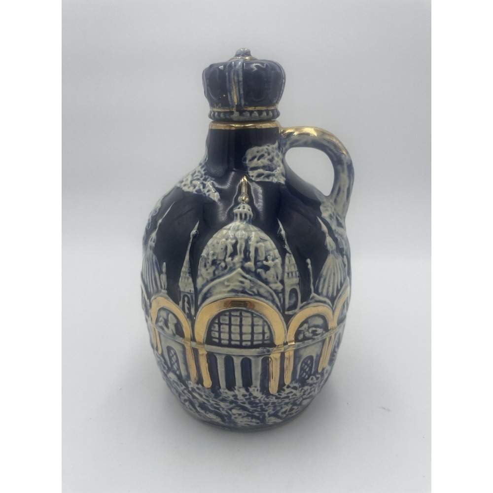 Vintage‎ Tilso Japan Porcelain Vase Jug  Cobalt Blue & White